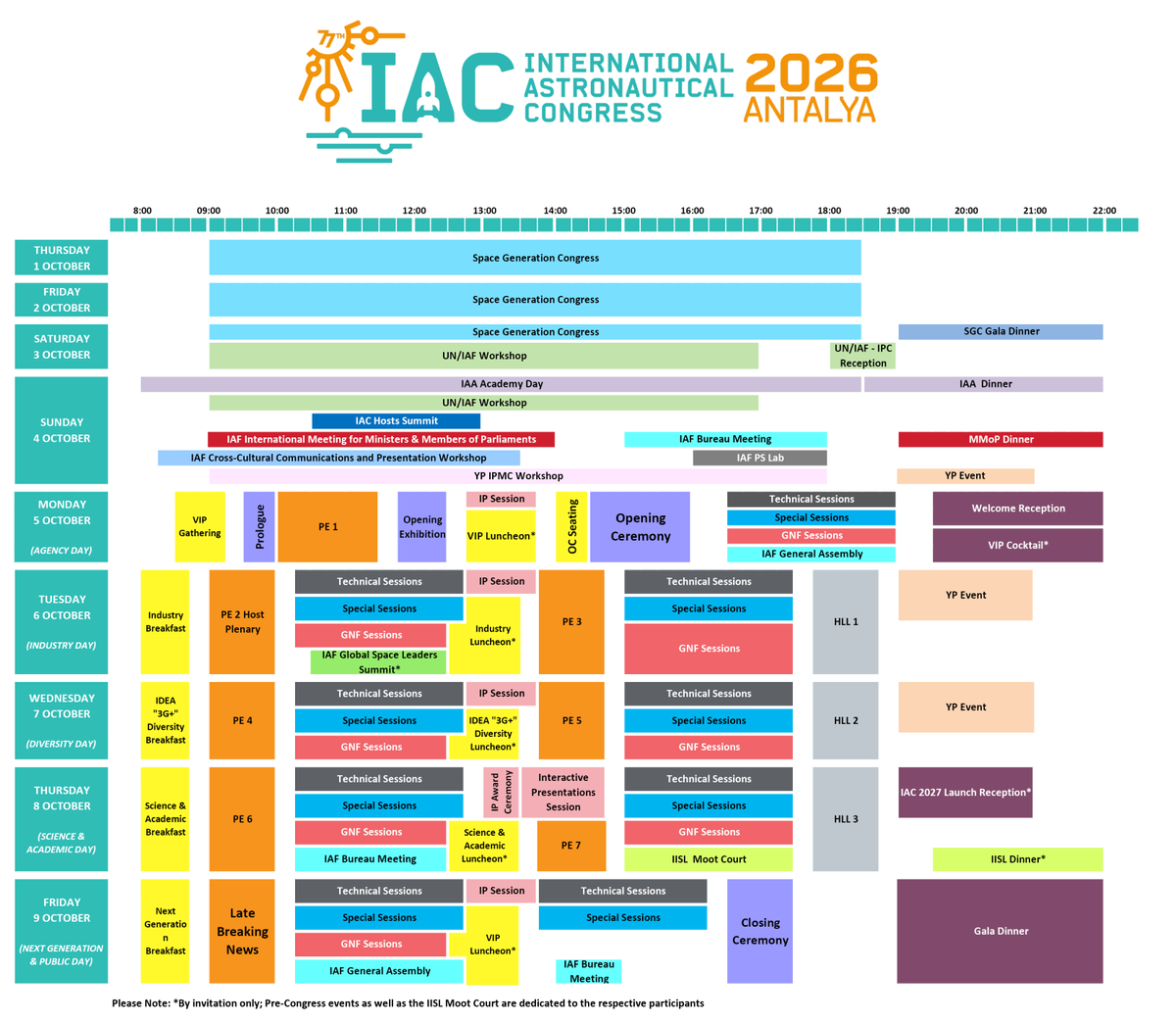 iafastro's tweet photo. This year’s IAC introduces several exciting updates designed to deliver an even more dynamic and memorable experience 💫

It will begin with a Prologue, followed by the One-to-One with Heads of Agencies. The Opening Ceremony will take place at 14:00 in an exceptional setting! https://t.co/AADWx1uj8D