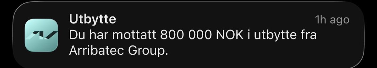 DividendExcess's tweet photo. Da betaler $ARR ut ARR’en uavkortet til oss eiere 🤑🤑 https://t.co/OTpyo7XXhg