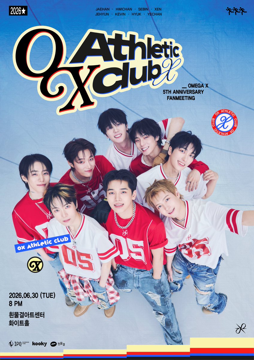 kooky__official's tweet photo. [📢]

2026 OMEGA X 5th ANNIVERSARY FANMEETING 안내 

𝙊𝙈𝙀𝙂𝘼 𝙓 𝘼𝙏𝙃𝙇𝙀𝙏𝙄𝘾 𝘾𝙇𝙐𝘽 🛹

🔗 https://t.co/H759WTzars

@OmegaX_official 
#OMEGA_X #오메가엑스 
#OMEGAXxKooky 
#OMEGA_X_ATHLETIC_CLUB #OXAC https://t.co/TCjMNYT77C