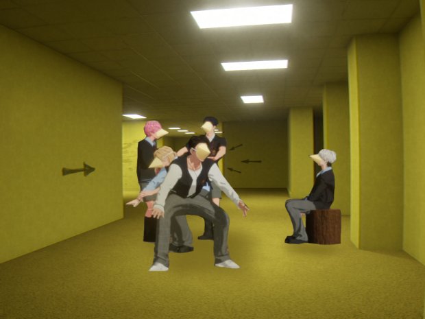 mochionaplate's tweet photo. beware the backrooms https://t.co/5UQtnxRShj