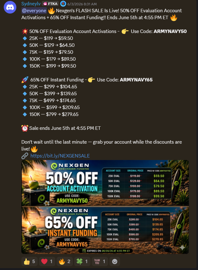 Walddo's tweet photo. dope offer, sucks no NT8 api, so gotta run stuff on TV separately, but $139 for an instant aint nothing to balk at https://t.co/xoag2fJKl7