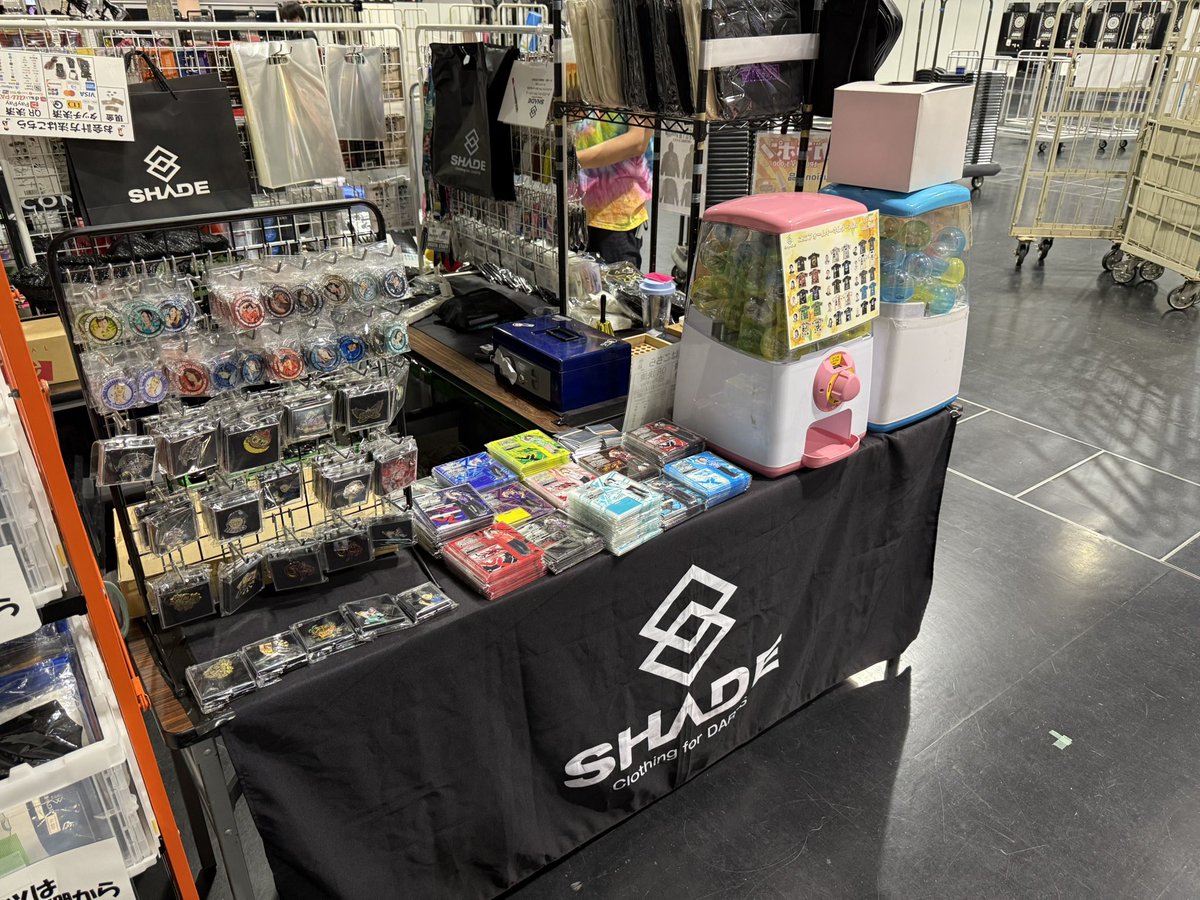 SHADE_CLOTHING's tweet photo. 【ブース設営完了🎪】
6/6(土)7(日)JAPAN STAGE5 🎯
📍みやこめっせ

TIGA・SHADEブース設営完了しました！

#酒井素 #村松治樹 W杯日本代表応援Tシャツ👕
TIGAプレイヤーサイン入りTシャツなど新作アパレル多数発売しております✨
会場へお越しの際はぜひブースへお立ち寄りください！ https://t.co/NRCJfGFqAS