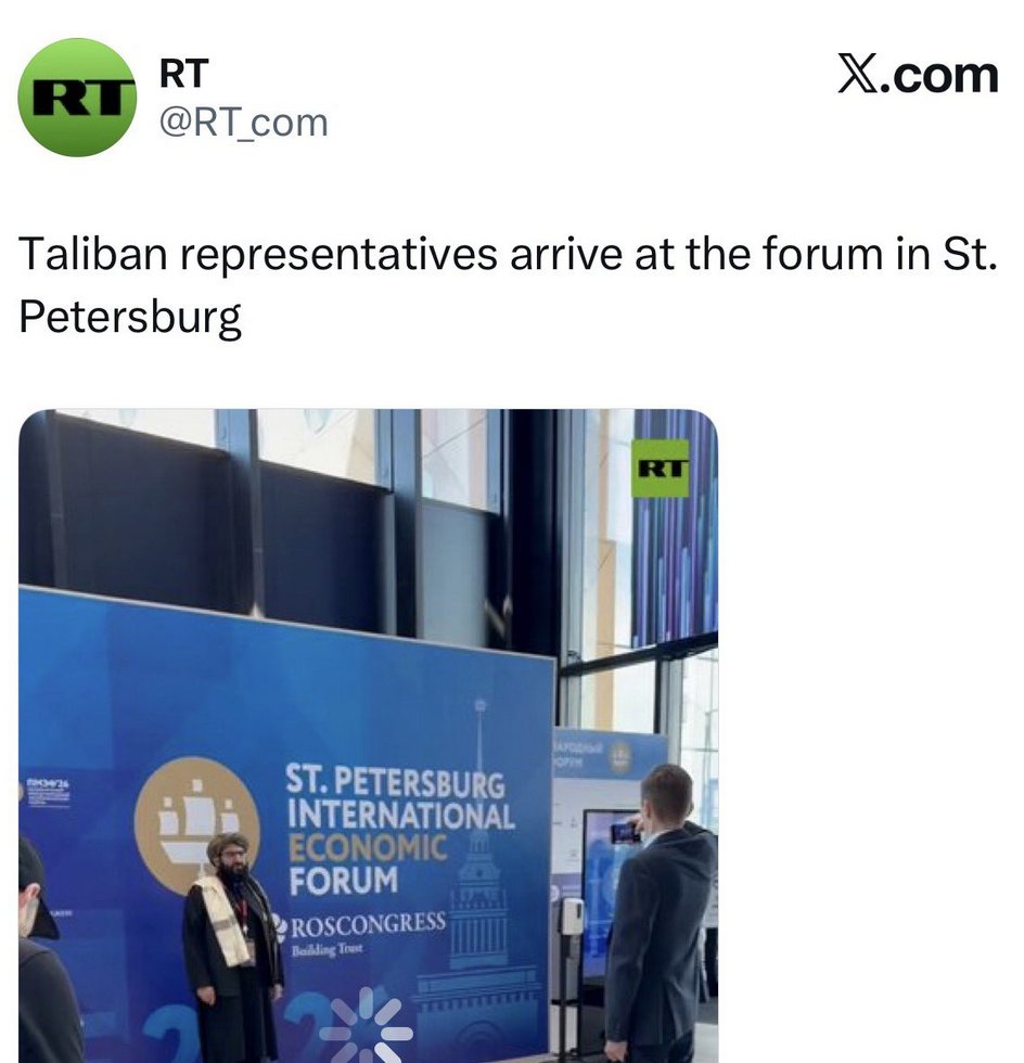 VolodimirZelen1's tweet photo. Dites les gens qui nous disent que Poutine est un rempart contre l'islamisme, vous nous expliquez pourquoi il est le premier à inviter les TALIBANS en amis ?! https://t.co/zG2kfC2vB0