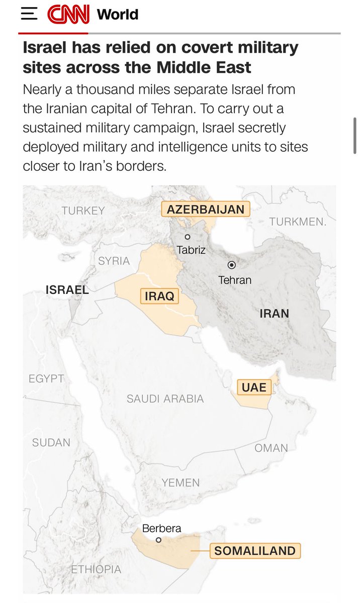 AryJeayBackup's tweet photo. ❗️BREAKING: A secret that everyone knew, has been exposed and unveiled by CNN.

Israel established a secret base inside of Azerbaijan.

• The secret base includes dozens of Mossad agents, special OP troops, elite heliborne troops, etc.

• The base functioned as both an intelligence base with special hardware and devices & as a drone operations base.

• Israel used Azerbaijan to assassinate Rahman Moghaddam, an IRGC figure within the intelligence division (with drones) — 1 day after the assassination Iran launched drones at Nakhchivan’s airport (which Iran denied responsibility).

• Azerbaijan also hosted secret meetings between ‘Israel’ & Syria