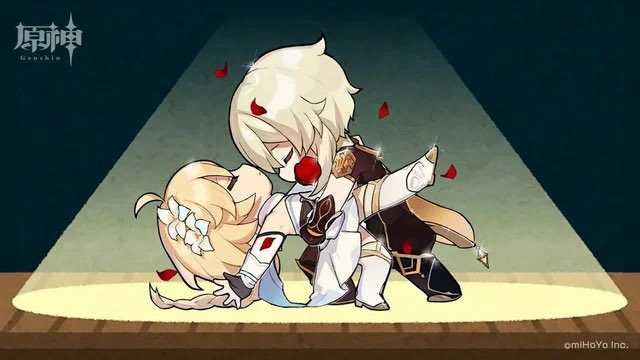 manatoslover's tweet photo. When aether was depicted wearing a dress by hoyo officially he wasn’t shy at all. It was natural to him. He was graceful and calm. I do think aether is a timid person in general but i dont think he’d be all blushy and insecure when wearing feminine clothes https://t.co/rPQLFb6Y2K