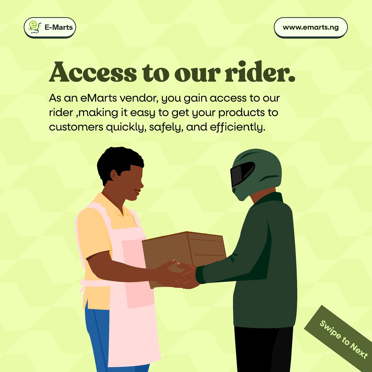 Emartsng's tweet photo. Create your store, share your profile, let customers find you.

https://t.co/hb070gjn84 https://t.co/uGcb0URYol