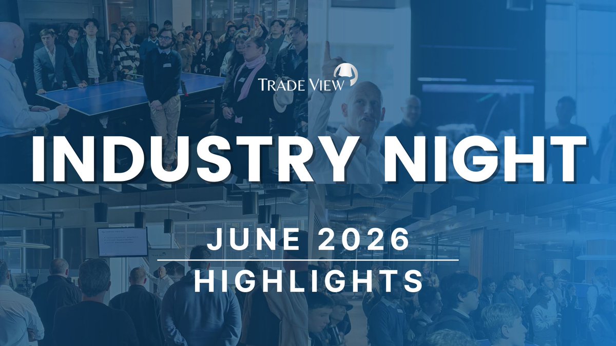 TradeViewPty's tweet photo. Another Successful Evening with the Trade View Community.

A great evening of market conversations, networking, food, drinks, and a look at what’s next at Trade View.
Thank you to everyone who joined us.

Highlights &amp; Registration Here: https://t.co/IEizPLEoB3 https://t.co/wnNxWWnBtx