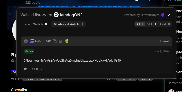 RedOval93's tweet photo. He has a wallet mentioned on his front run pro sending fees all to there
https://t.co/YqD7mreVl0 https://t.co/CEE9bdvHuq