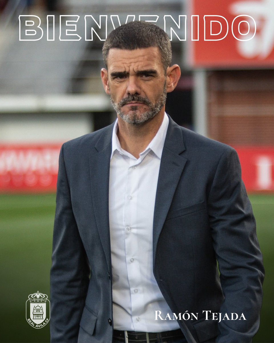 RealAvilaCF's tweet photo. 🔴 BIENVENIDO | Ramón Tejada 🔵

El Real Ávila CF comunica la incorporación de Ramón Tejada como nuevo Director Deportivo del club para la temporada 2026-2027.

Tejada se incorpora a la entidad encarnada con un perfil sólido, orientado a la planificación deportiva, el conocimiento del mercado y la gestión de estructuras competitivas. Su visión integral del juego refuerza la apuesta del club por un modelo de trabajo riguroso, estable y alineado con los objetivos deportivos de la próxima temporada.

El nuevo Director Deportivo del Real Ávila CF cuenta con una amplia trayectoria en el fútbol profesional, destacando su labor durante nueve temporadas en la SD Huesca hasta la campaña 2024-2025, donde desarrolló diferentes funciones dentro de la secretaría técnica y la gestión deportiva. Asimismo, ha formado parte de entidades como el Real Jaén CF y el Sevilla FC, acumulando experiencia en distintos ámbitos de la planificación deportiva, la captación de talento y el desarrollo de proyectos competitivos.

Tras un periodo dedicado a la formación y actualización profesional durante la temporada 2025-2026, Ramón Tejada inicia ahora una nueva etapa en el Real Ávila CF, aportando experiencia, conocimiento y una metodología de trabajo orientada al crecimiento deportivo de la entidad.

Con su llegada, el Real Ávila CF refuerza su estructura deportiva y avanza en la configuración del proyecto para la temporada 2026-2027. El club confía en que su incorporación contribuya al crecimiento deportivo e institucional de la entidad, desde el compromiso, la exigencia y la ambición que definen esta nueva etapa.

El Real Ávila CF desea trasladar a toda la familia encarnada esta incorporación y da la bienvenida a Ramón Tejada, a quien le desea el mayor de los éxitos en el desempeño de sus funciones como Director Deportivo del club.