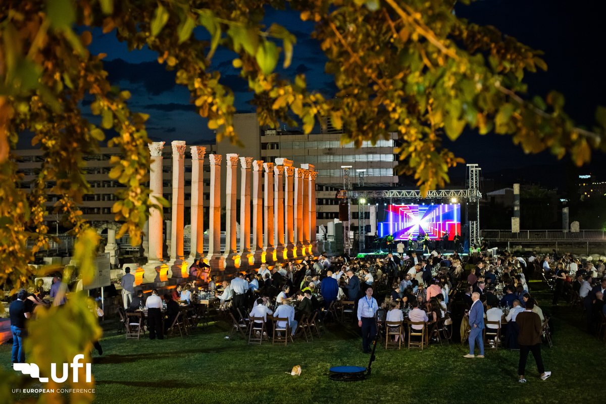 UFILive's tweet photo. 🏛️ An evening at the Agora of İzmir.

Thank you to our hosts, İZFAŞ, for a truly unforgettable night, surrounded by great company and 1,900 years of history.

📍 UFI European Conference | Hosted by @izmirfuarcilik

#ufi #ufieurope #IZFAS #fuarizmir #eventprofs https://t.co/VcqfXhdsen