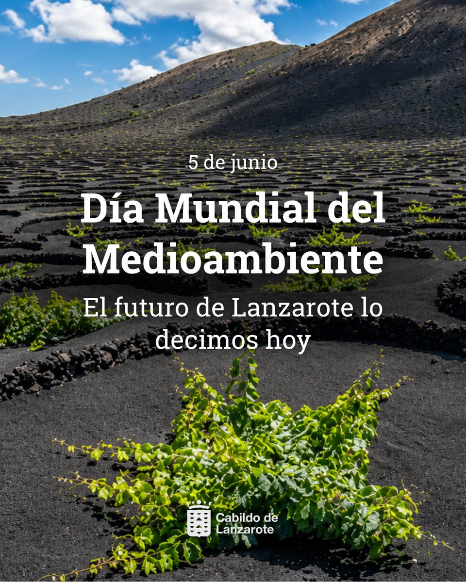 CabildoLZ's tweet photo. 💚 Ponemos en valor, en el Día Mundial del Medioambiente, el paisaje, la biodiversidad y el patrimonio natural de nuestra isla, un legado que define quiénes somos y que debemos preservar entre todos. https://t.co/f1wQmd2jpq