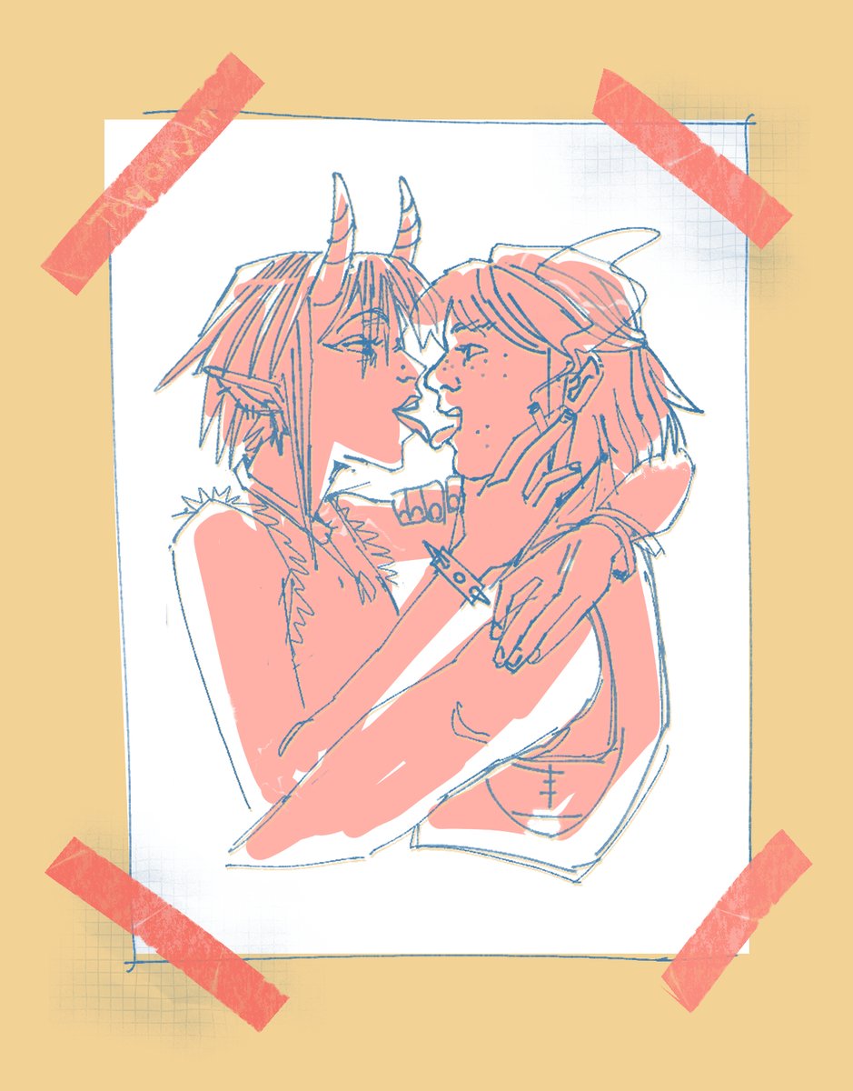 toqonym's tweet photo. happy pride, bad kids #d20fanart https://t.co/JOcCQyc2px