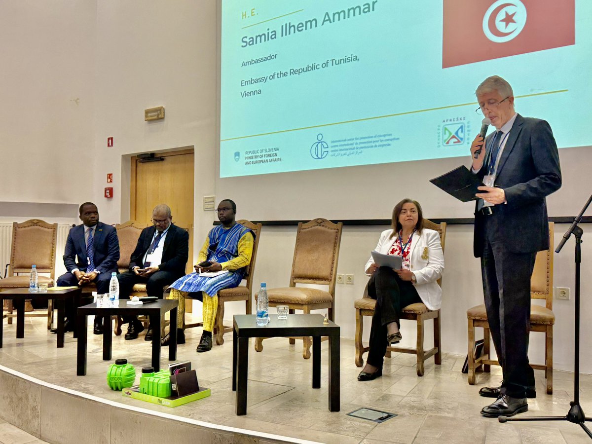 ZimEmbasyBerlin's tweet photo. Zim-Berlin joined other African  Embassies at the 15th Africa Day Conference in Slovenia, themed Water Management and African Economies - highlighting its water management systems, key projects and governance, as key drivers of economic growth and enhanced climate resilience https://t.co/Pz3uvKkjXj