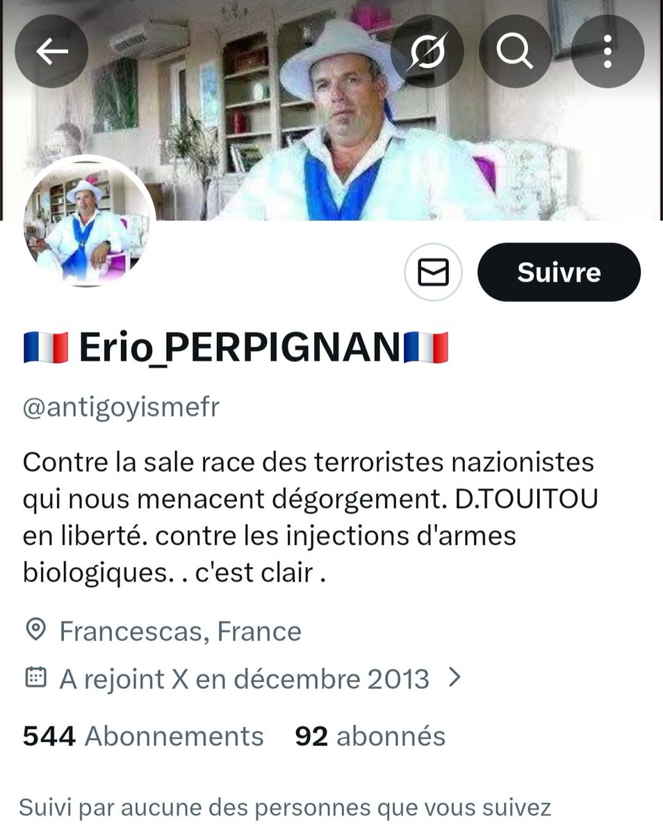 catu1965's tweet photo. Voilà un bel antisémite !  Police nationale https://t.co/3u7gUqZj3X