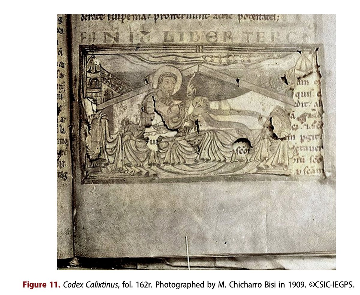 fpradovlr's tweet photo. There’s a new facsimile of the #CodexCalixtinus! Great occasion to revisit the🔎mystery of its most famous illumination,the Dream of #Charlemagne: the old photographs I discovered showing the emperor’s head before its disappearance &amp; more
The Crystal Codex
https://t.co/RQVrNUvl3n https://t.co/HVx8tQn9HO