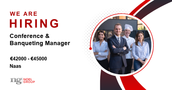 NoelGroup_'s tweet photo. Get in touch! Conference &amp; Banqueting Manager, €42000 - €45000 per annum - #Naas. https://t.co/DoagDEONVn https://t.co/9pPJT8bsLR