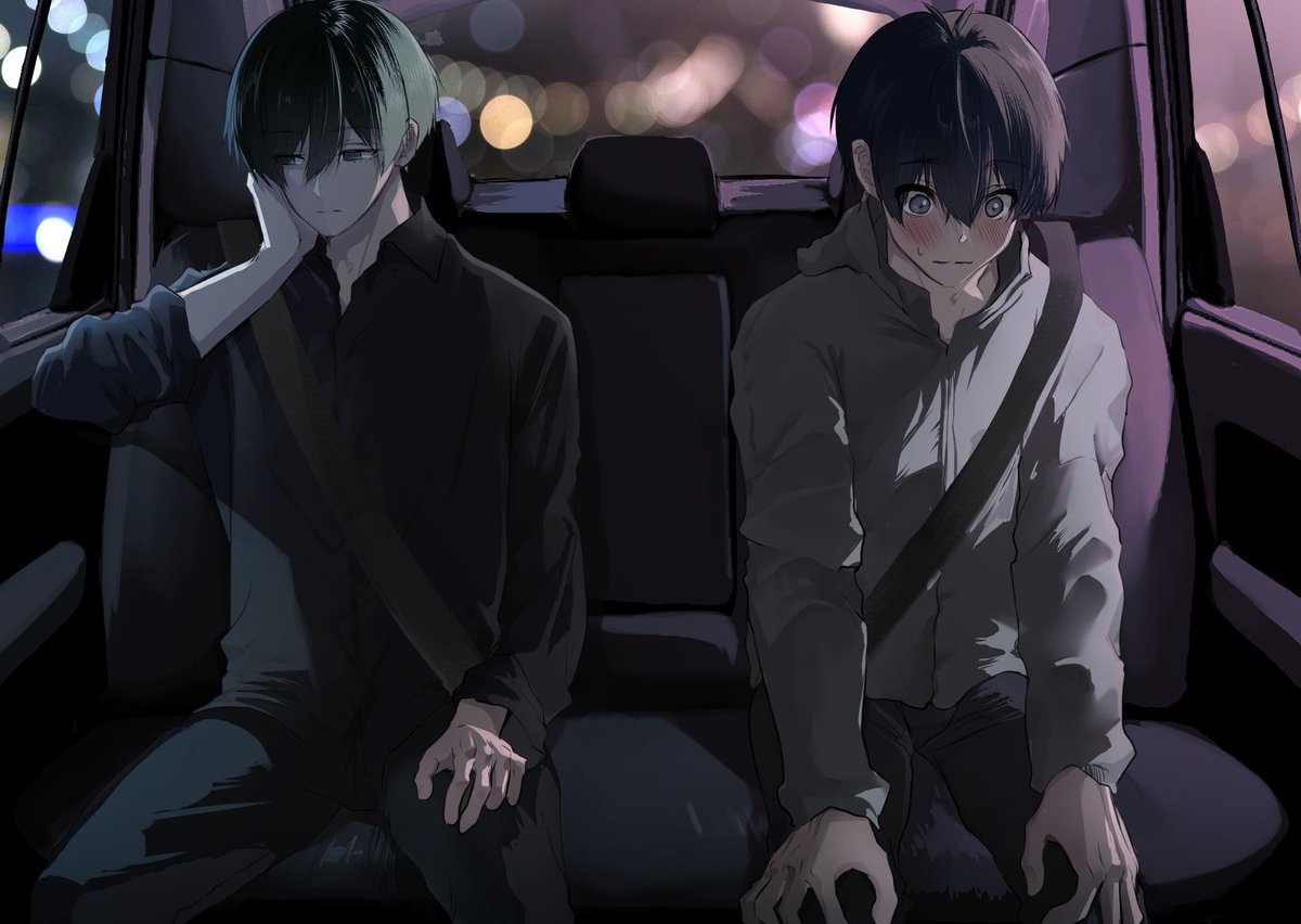 momikonbu's tweet photo. 初🏩行き🚕内で爆裂緊張してる人と澄ました顔で本当は爆裂緊張してる人 rnisです https://t.co/r3FqKz0OnZ