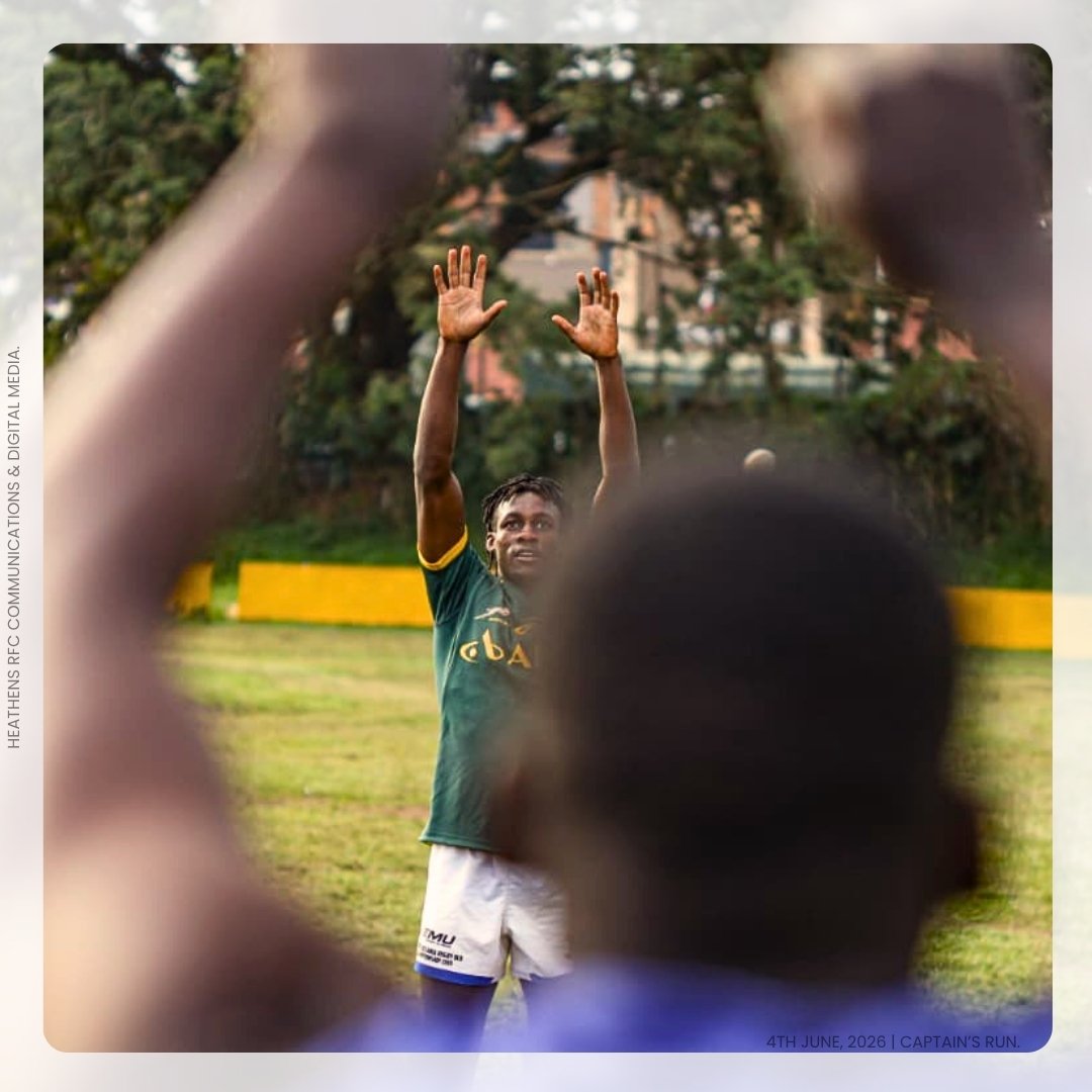 HeathensRFC's tweet photo. Captain's Run in frames. 🖼️

⏳ Just 2 nights to Game Day.

#HeathensTuko | #MunguNiWetu | #KyadondoIsHome https://t.co/PwZKK7BptA