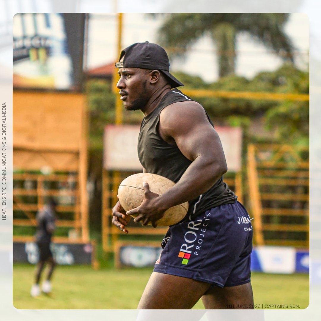 HeathensRFC's tweet photo. Captain's Run in frames. 🖼️

⏳ Just 2 nights to Game Day.

#HeathensTuko | #MunguNiWetu | #KyadondoIsHome https://t.co/PwZKK7BptA