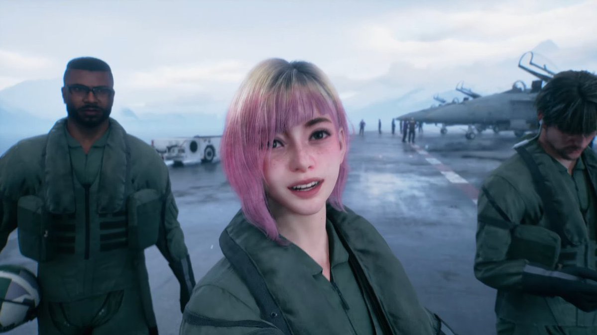 mugthieftv's tweet photo. Ace Combat 8 going viral for it's characters (mainly Tasha)
You should know, the character designer is the same from Fire Emblem Awakening and Fates. This is a dream come true.
Welcome to the fandom.
Also go play Ace Combat 3 to experience peak OST. https://t.co/d1BgriwPlW