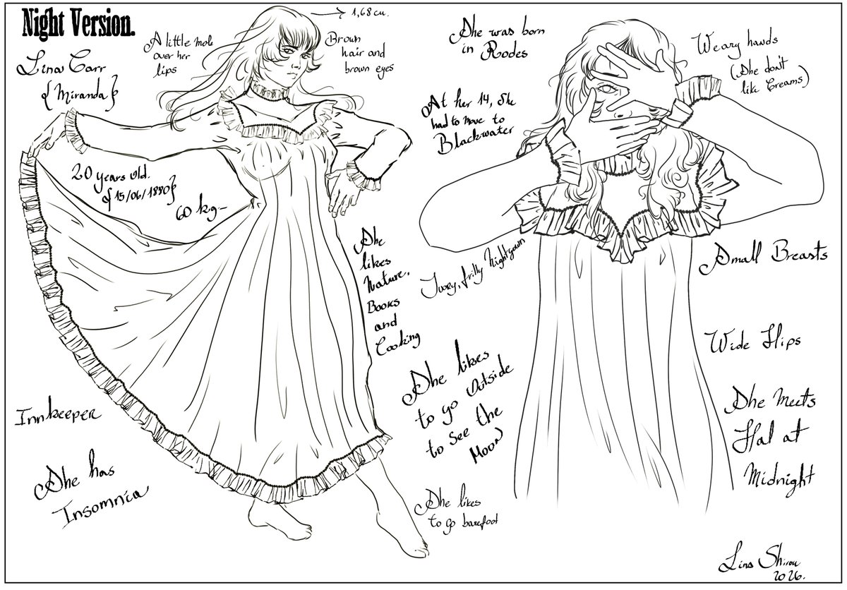 Lina_Shirou's tweet photo. I just finished the "Night Version" of Lina's reference sheet. Please feel free to ask about her or the fic!

Taglist:
@corvusium
@SnailTrail77
@agent_liia
@HariMeritre
@real_inthereal
@Navigatoraye https://t.co/Jq1CWGpiwH