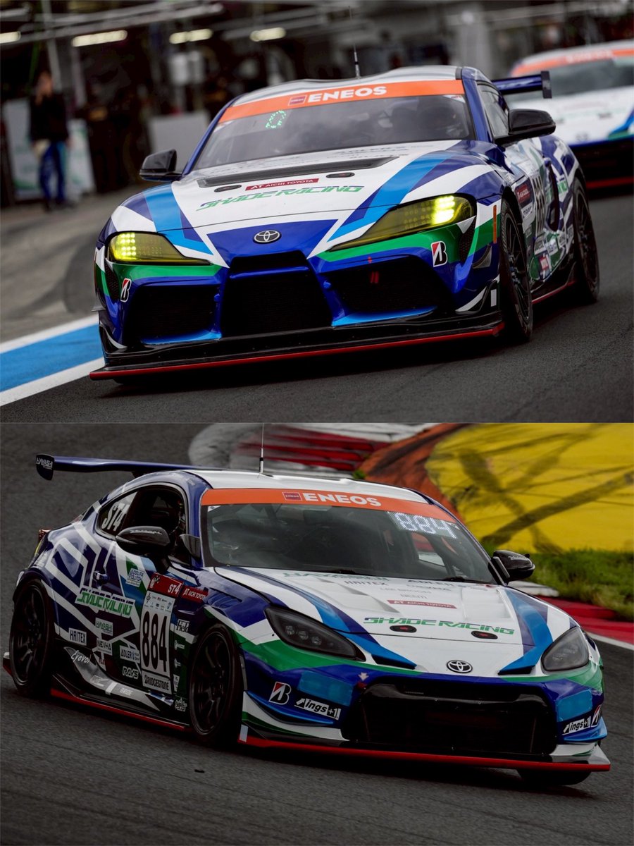 ShaderacingO's tweet photo. #スーパー耐久 Rd.3 #富士24時間レース

【予選結果】
884号車：2位
885号車：6位
明日の決勝は24時間の戦いです⏰

884号車は3連覇をかけて、
そして885号車とともにクラス同時優勝を目指し、チーム一丸で挑みます💪
皆さまの熱い応援をよろしくお願いいたします✨
#SHADERACING
#富士スピードウェイ https://t.co/jJywBvfoZd