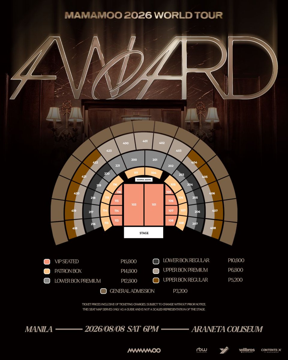 YJPARTNERS's tweet photo. FINALLY! After four years, the queens of vocals, performance and charisma - MAMAMOO are coming to MANILA for their much-awaited 2026 world tour. This is a reunion concert MOOMOOs shouldn’t miss!

MAMAMOO 2026 WORLD TOUR <4WARD> in MANILA
2026-AUG-08 SAT 6PM
ARANETA COLISEUM

Tickets On-Sale: June 27 SAT 12PM
https://t.co/0ybFyZLJxI and TicketNet outlets
Presented by Wilbros Live

#MAMAMOO #MOOMOO #4WARD
#Solar #MoonByul #WheeIn #HwaSa
#MAMAMOO_2026_WORLD_TOUR
#WilbrosLive #YJPARTNERS
