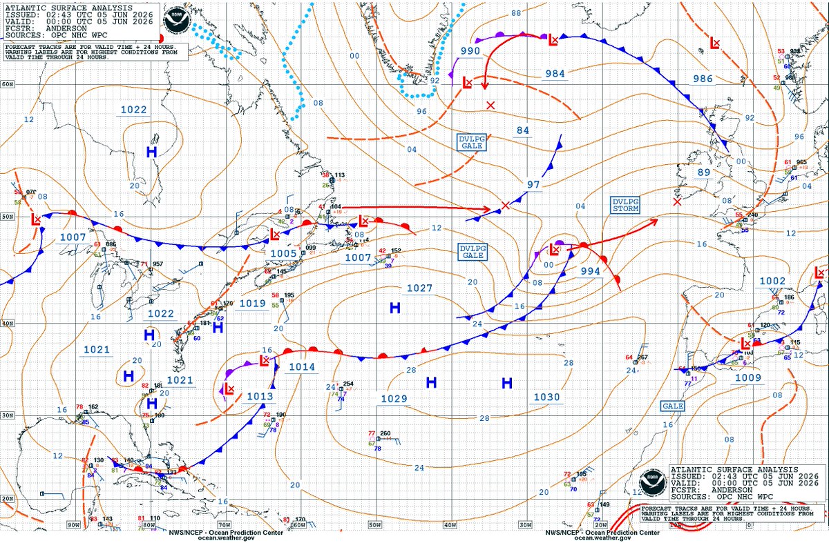 NickJF75's tweet photo. Looks rather ominous the deepening low out over the Atlantic heading for the UK. Fortunately it weakens heading east tomorrow, but still brings a risk of coastal gales to southern Ireland and SW UK tonight and perhaps along English Channel coasts tomorrow. Also more rain for many https://t.co/PrAL1ZNwor