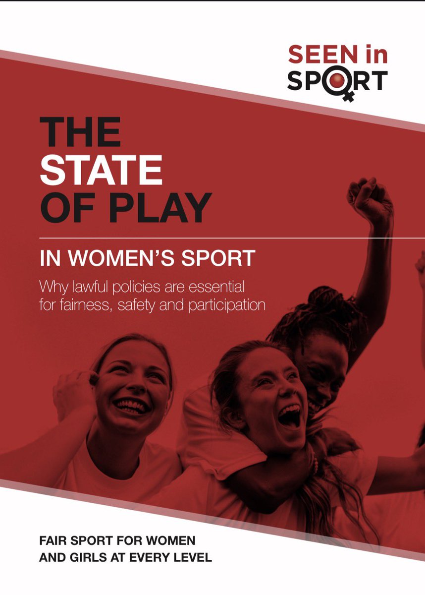 SportSEENuk's tweet photo. An excellent summary of our new report launching later today 

“More than 30 sports risk unlawful discrimination against women and girls despite 74% of the public opposing men, even if they identify as women, competing in women’s sporting events.” 

https://t.co/p1gsWv5gSV https://t.co/tE3kfVam0i