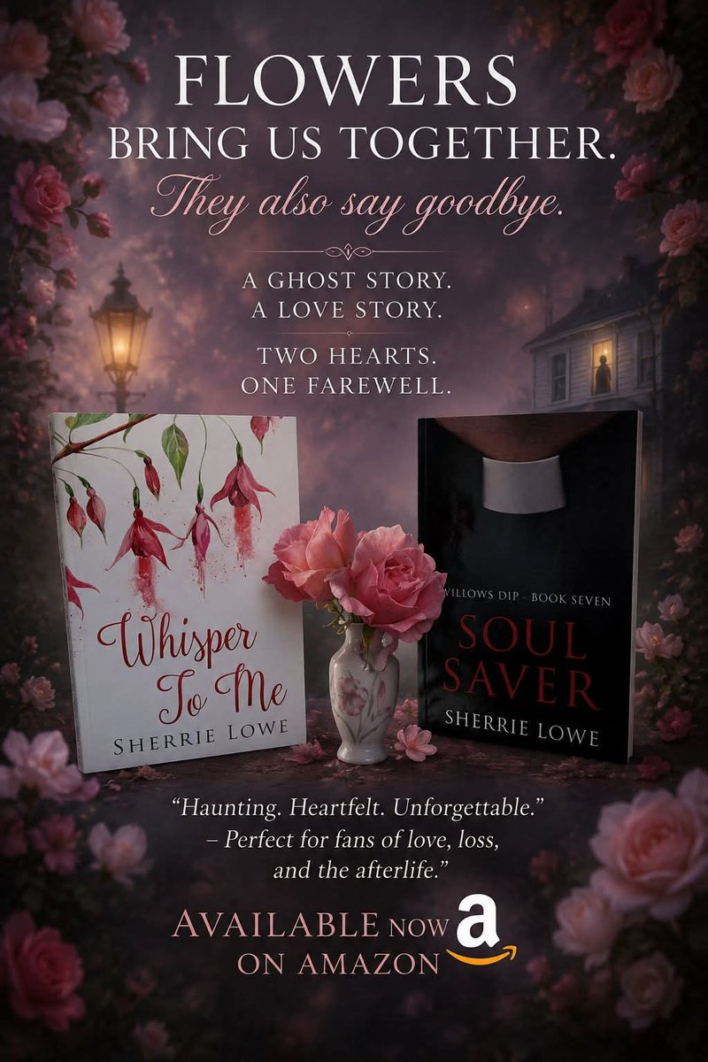 SherrieLowe2's tweet photo. #Flowers to say hello. 
Flowers to say I love you.
Flowers to say goodbye. 
Whisper to Me, #romance at #RHSChelsea #rhschelseaflowershow incorporating a #ghoststory 
Soul Saver, drawn together by flowers. 
Available from Amazon. 
#willowsdip #FamilySaga #romance #fiction https://t.co/KKaj4wqWxS