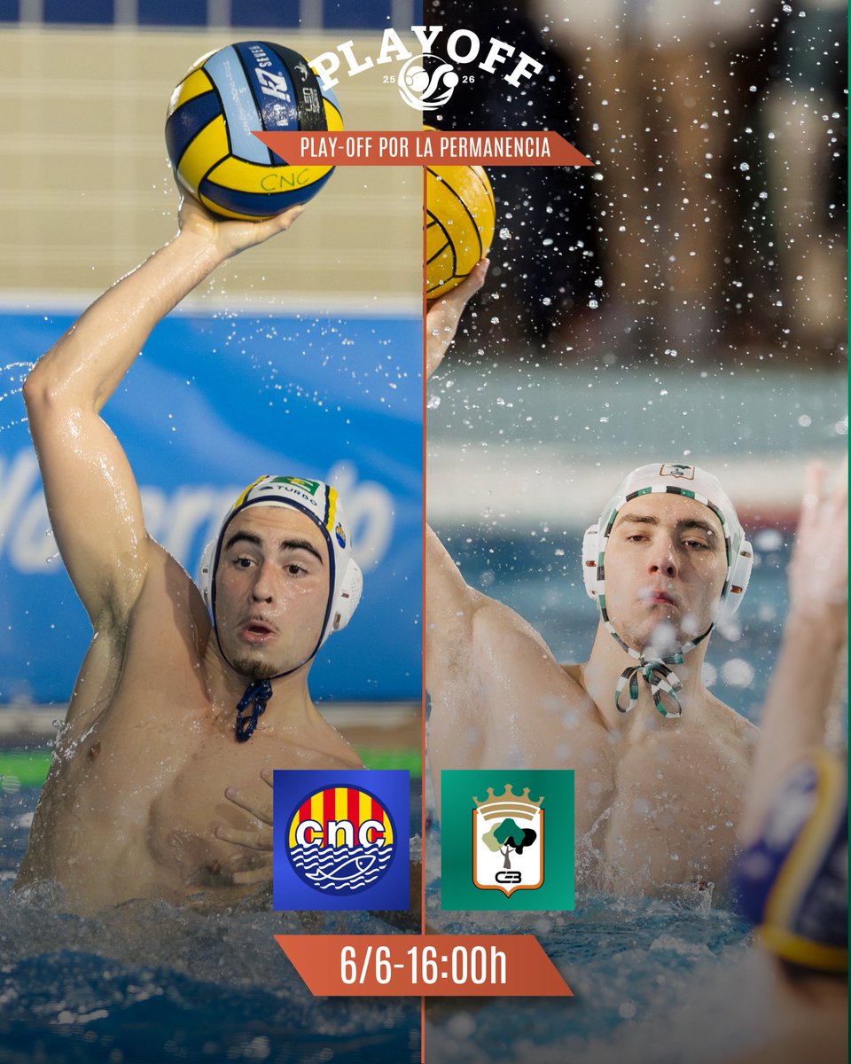 LEWaterpolo's tweet photo. 𝐏𝐋𝐀𝐘𝐎𝐅𝐅 𝐏𝐄𝐑𝐌𝐀𝐍𝐄𝐍𝐂𝐈𝐀 - 𝐋𝐄𝐖𝐀𝐓𝐄𝐑𝐏𝐎𝐋𝐎 𝐃𝐇𝐌 🤽‍♂️

EPlus CN Catalunya 🆚 C Encinas de Boadilla

📆 Sábado 6 de junio
⏰ 16:00h
📍 Sant Jordi
📺 LEWaterpolo TV https://t.co/y27kkBzZtG