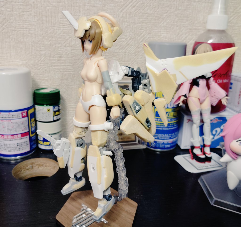 shinki_shara's tweet photo. #武装神姫
アーンヴァルマークII進捗です。
ちょっとずつ形になってます https://t.co/Hw9trwn8Vd