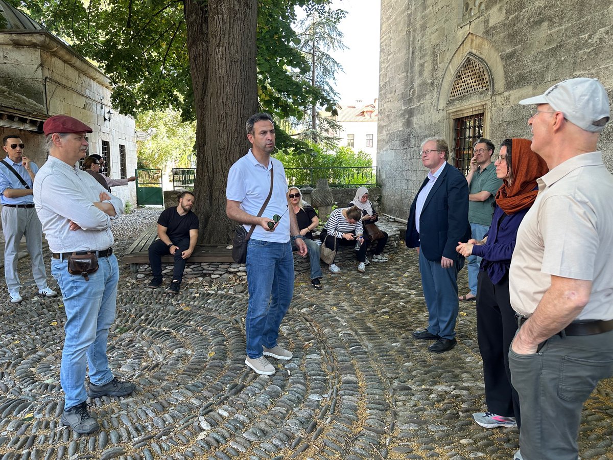 translapt's tweet photo. several medreses and mosques, as well as the famous Sufi tekke at Blagaj. The tour concluded the workshop and offered another opportunity to experience Bosnia’s multilingual Ottoman heritage. https://t.co/hum5Q4L389