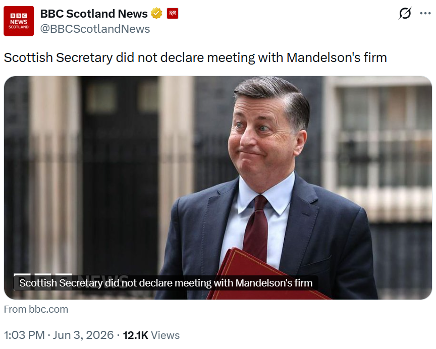 poloandsons's tweet photo. A member of the public steals £400k from his employer over a 12 year period and we've now had 12 days of headlines, saturation coverage and propaganda.
An elected official breaches the ministerial code/UK law and Scotland's colonial media couldn't drop the story fast enough. https://t.co/GaHOlHgleX