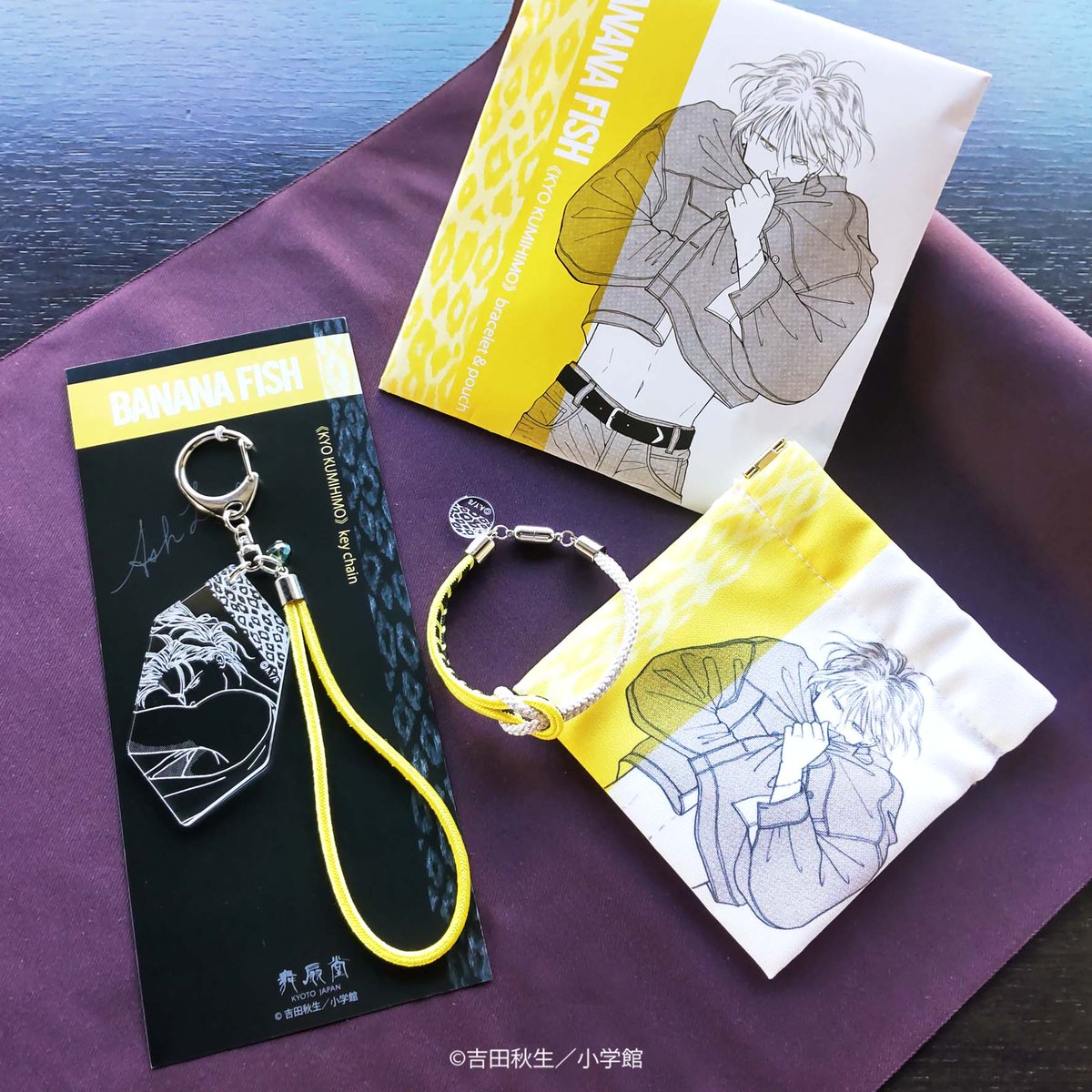 maisendo_anime's tweet photo. 【#BANANAFISH＊舞扇堂】
こだわりのアイテム販売中！
「ずっと続く２人の絆✨」を形に

✨京くみひもアイテム✨
絆を結ぶ京くみひも
ずっと続く２人の絆を
鮮やかな色彩で表現いたしました。

《アニメイト販売店舗》
🌻池袋本店
🌻秋葉原
🌻京都
🌻名古屋
※売切れの際はご了承ください https://t.co/W4BhseV5yC