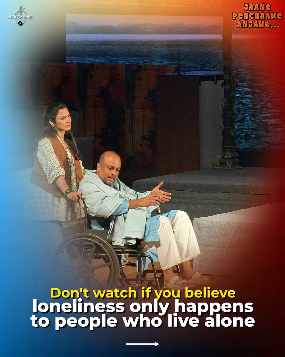 Actorprepstud's tweet photo. If this makes you pause, reflect, or see parts of your own life in it… this story might be worth experiencing.

📍 Mumbai
📅 7th June & 13th June

Book your tickets now on https://t.co/nMOF0ft6A1

@AnupamPKher @The_AnuMalik @YoSwaroop @KausarMunir @MsMayaSharma @meghna1malik

#JaanePehchaaneAnjaane #TheatreExperience #LiveStage #RealStories #Anupamkher