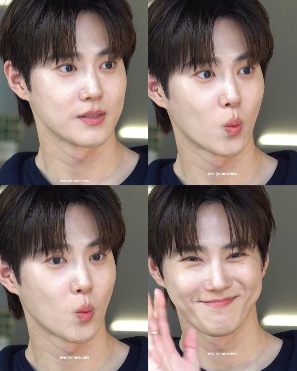 indiesh2o's tweet photo. junmyeon's face card is literally insane https://t.co/RBJ5od7cFn