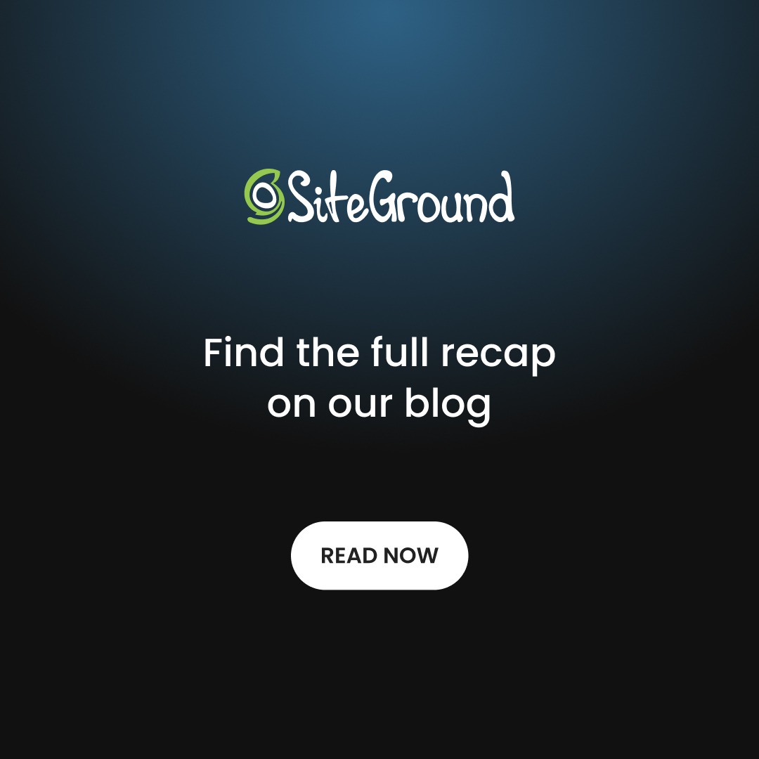 SiteGround's tweet photo. AI is now built right into WordPress, which was the big takeaway from our 7.0 webinar — it lives in the editor, and there's an Agent that handles the bigger jobs like full pages, bulk edits, and site-wide SEO. 

Check out the full webinar recap on the blog. ↓