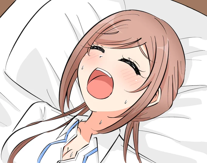 高熱にうなされる莉波お姉ちゃん