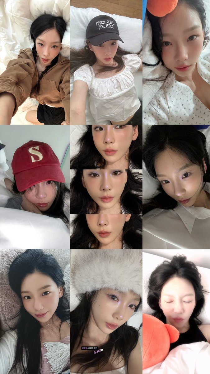 pinkpurple1518's tweet photo. Taeyeon keeps saying she can't take selfies and looks like a fish.
Meanwhile she's out here taking lying-down selfies that would end my entire camera roll. 😭 https://t.co/LPbArwF5gK