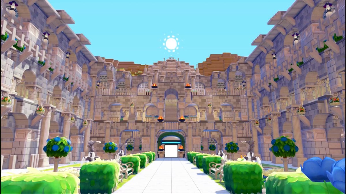 Zou11pk's tweet photo. パサパサこうやのゲート前に神殿作ってみました。
マイクラじゃないですよ
ぽこポケです
#ぽこあポケモン
#ぽこポケ https://t.co/RoPdqFZ7Nm