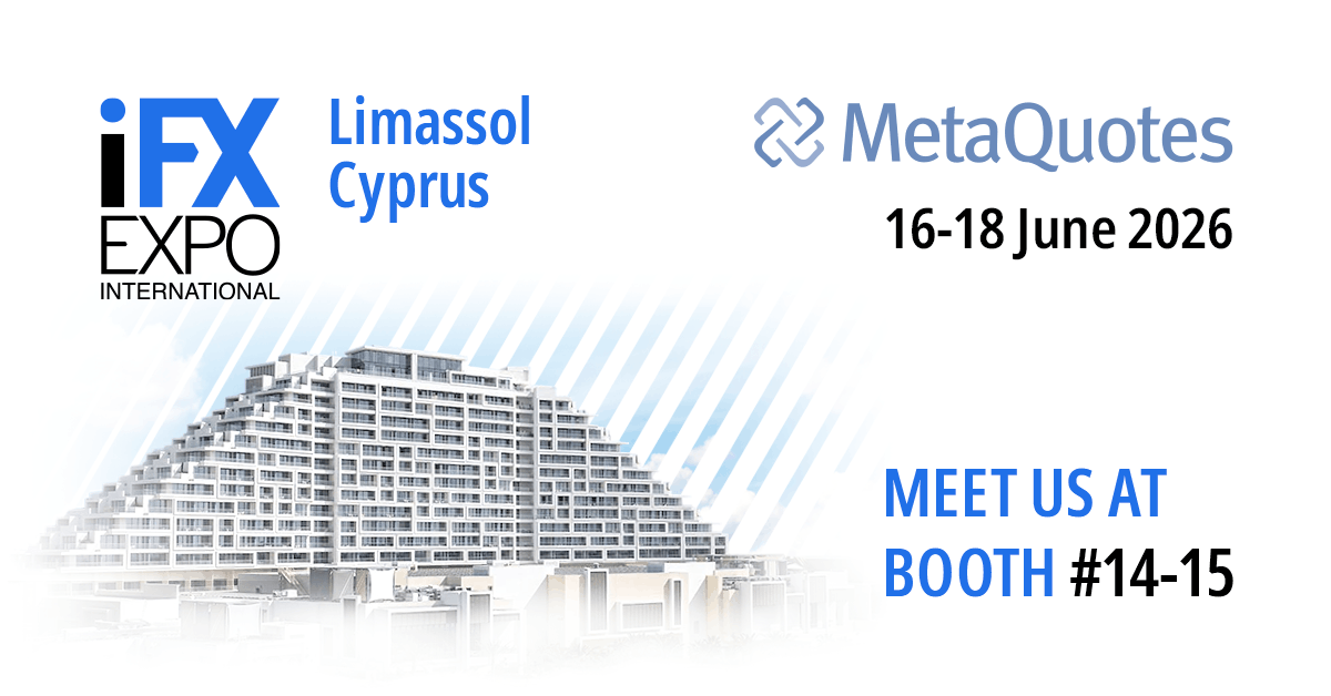 meta_fintech's tweet photo. Join MetaQuotes at iFX EXPO International 2026 in Limassol, Cyprus, on June 16–18. The event will bring together brokers, fintech companies, liquidity providers, payment services, and technology vendors.
https://t.co/lrnerzLrn0 https://t.co/TcVPi7mLcV