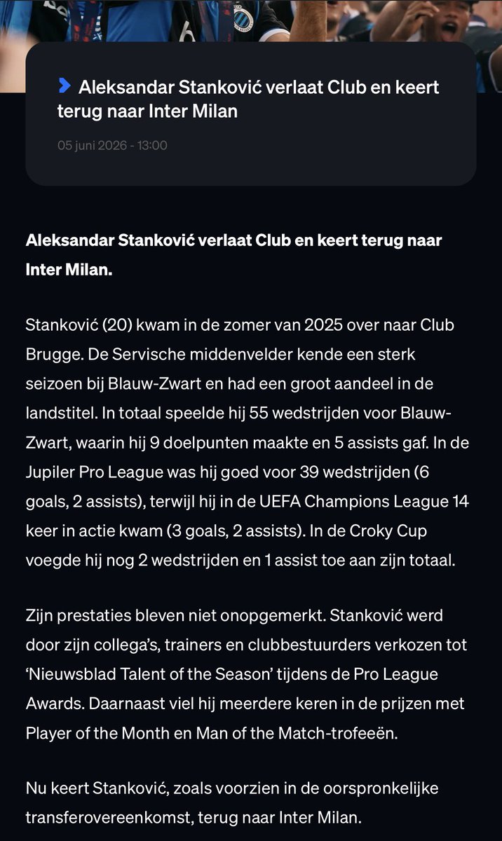 rfcbrugeois's tweet photo. Gewoon letterlijk de Club-site kopiëren en plakken en voor de rest van de vrijdagnamiddag nog wat uit zijn dikke neus liggen fretten.

Geweldig staaltje journalistiek van onze vriend Vincent Van Genechten One Hundred and Eighty (@VVGenechten180)! https://t.co/cShWesyMdx