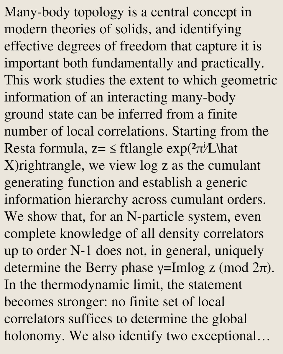 QuantumPapers's tweet photo. Information Hierarchy in Many-Body Berry Phase

Kai Watanabe
https://t.co/aWRAFvWJtU [𝚚𝚞𝚊𝚗𝚝-𝚙𝚑 𝚌𝚘𝚗𝚍-𝚖𝚊𝚝.𝚖𝚎𝚜-𝚑𝚊𝚕𝚕 𝚌𝚘𝚗𝚍-𝚖𝚊𝚝.𝚜𝚝𝚛-𝚎𝚕 𝚑𝚎𝚙-𝚝𝚑] https://t.co/slNS4cLCkF