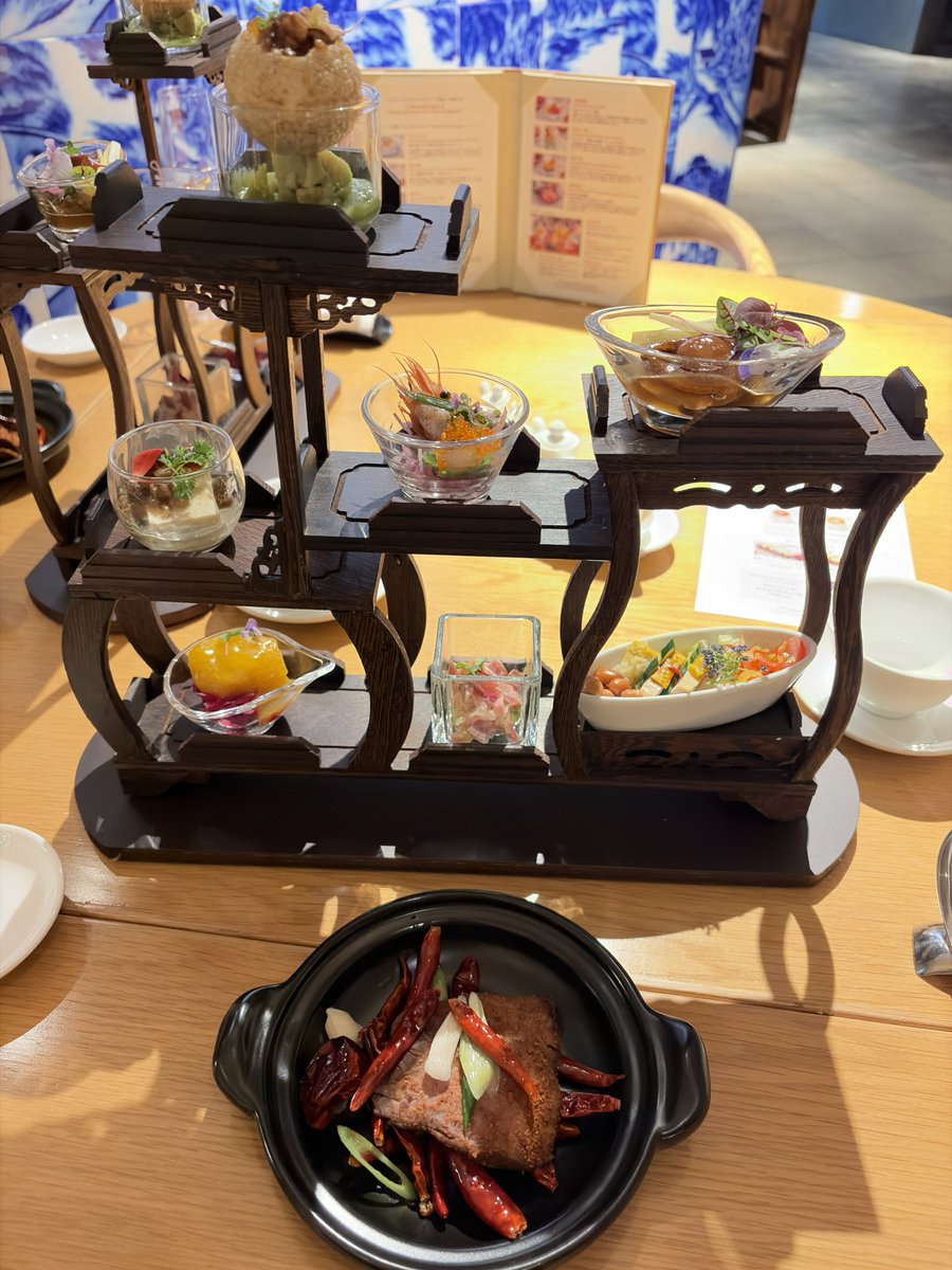 saya767's tweet photo. チャイニーズヌン茶美味しかった🤤
相方ちゃんありがとう✨️ https://t.co/R1yLREFQbM