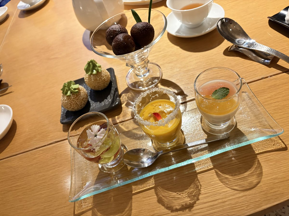 saya767's tweet photo. チャイニーズヌン茶美味しかった🤤
相方ちゃんありがとう✨️ https://t.co/R1yLREFQbM