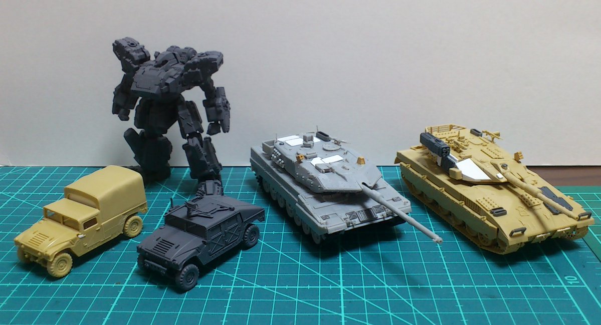 nonsuke_Ns's tweet photo. 今日も今日とてストラクチャーアーツの作業、今回はWAPではなく周辺オブジェクト枠で戦車とか機動車の類をあれこれ作製中( ˘ω˘ )

＃のんすけ工房 https://t.co/1MxhmSUdYf