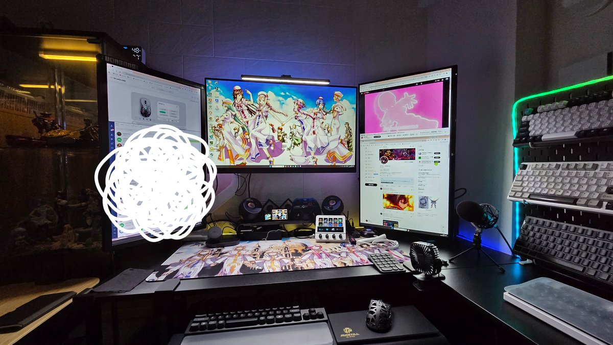 デスクセットアップはとりあえずこの辺で一段落かな