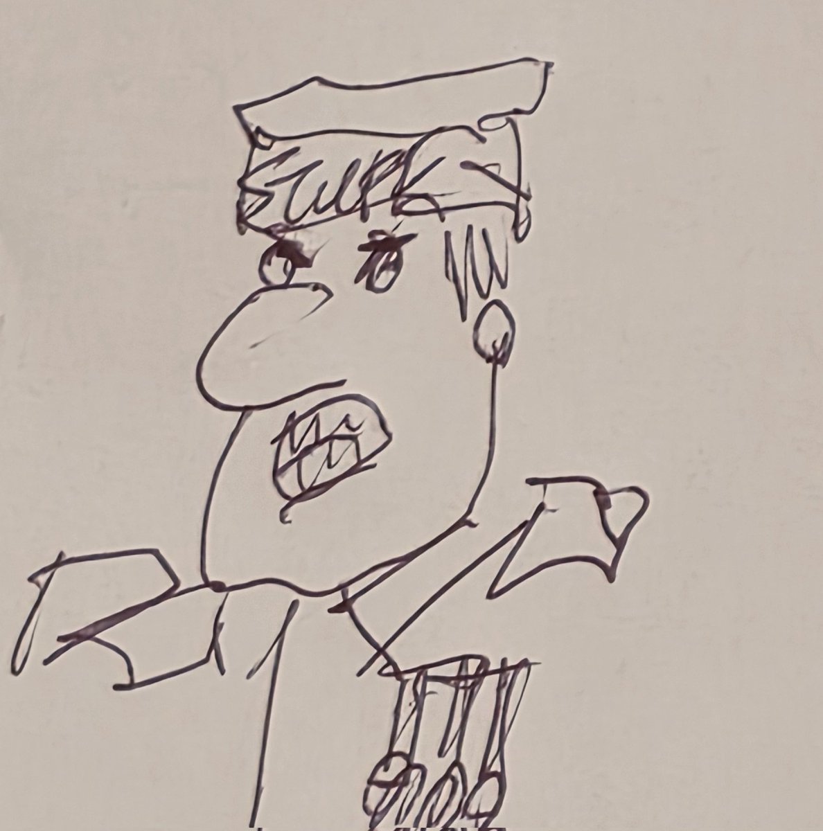 AHaglington's tweet photo. Today's doodle #Catchphrase... 
....who's this? 😕 https://t.co/cD69S8mCGd