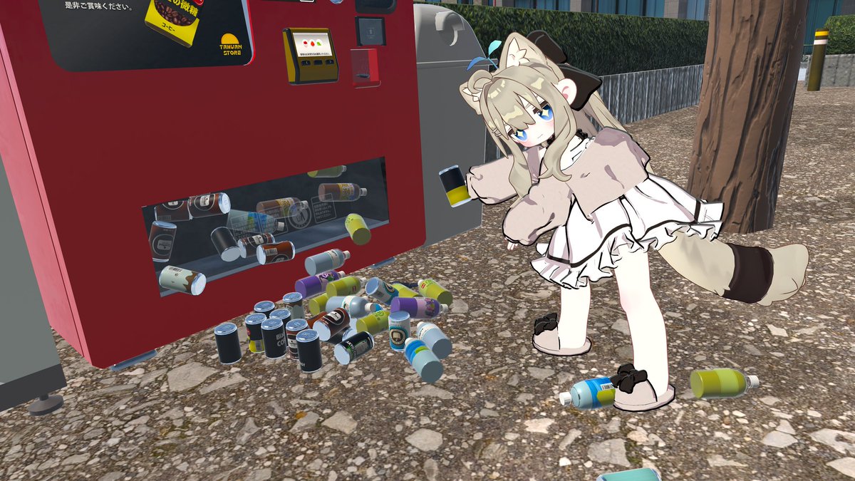SUI32C's tweet photo. 公園にいるKipfel～
📷by @NekoRiko5
#kipfel #vrchat https://t.co/8B0YQxc4NX